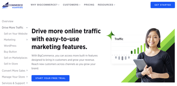 BigCommerce site page