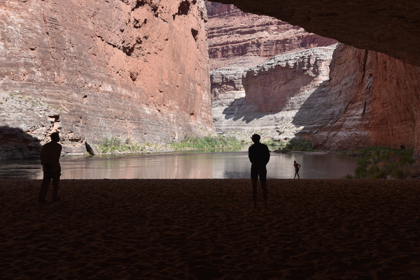 View from inside Redwall Cavern