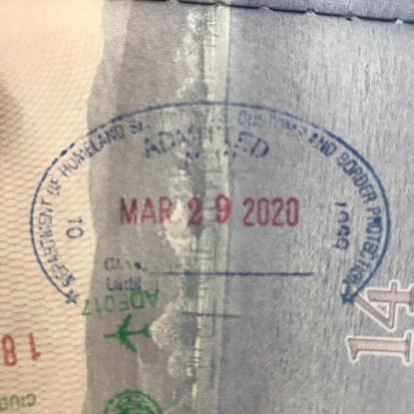 Passport stamp