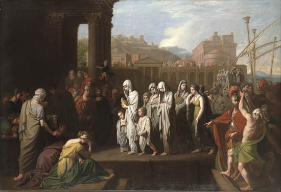 Agrippina Landing at Brundisium with the Ashes of
Germanicus